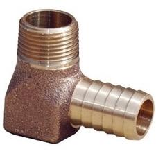 3/4 INSXM HYDRANT ELL BRASS NL