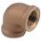1/4" FXF 90 ELL BRASS  NL
