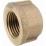 1/8" F CAP BRASS  NL