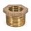 1/2X3/8 MXF BUSH BRASS NL