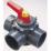 2" SxSxS 3WAY BALL VALVE PRAHER