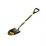 ROUND POINT SHOVEL W/FBG D-HAND
