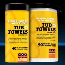 40CT TUB O TOWELS