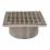 5X5 CHROME STRAINER GRATE