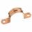 1/4" CTS TWO HOLE STRAP COPPER