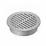 6" ROUND PLASTIC GRATE GRAY NDS