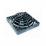 9X9 ATRIUM GRATE BLACK NDS