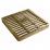 9X9 BRASS GRATE ONLY NDS