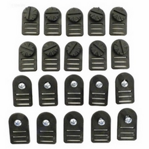 10PK SOLAR COVER STRAP FASTENERS