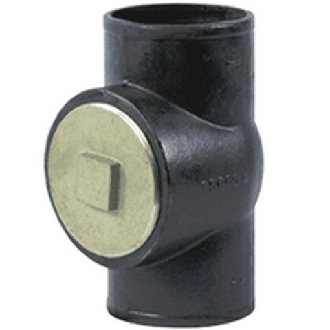 4" TEST TEE CAST IRON