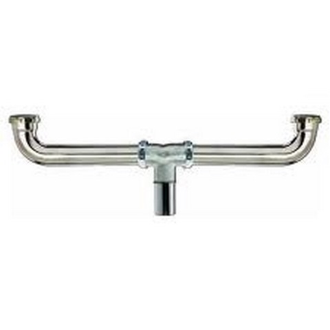 11/2" TUBULAR CENTER OUTLET CHRM