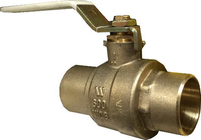 11/4" CXC BALL VALVE BRASS ECONO