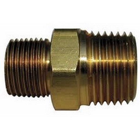 3/8" X 1/4 REDUCING NIPPLE BRASS