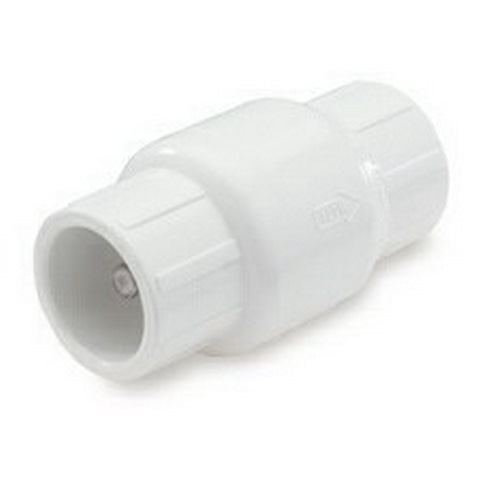 1/2" FxF SPRING CHECK VALVE PVC