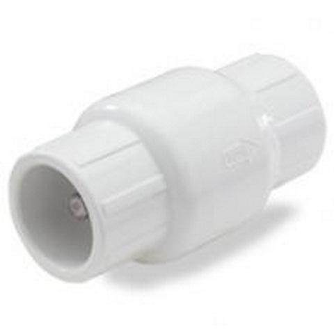 1" SXS SPRING CHECK VALVE PVC