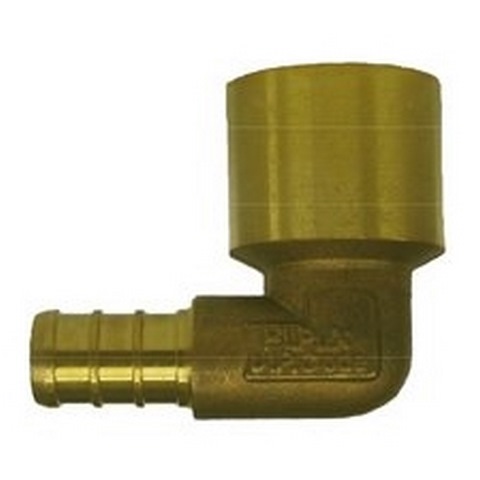 1/2" PXF-SWEAT 90 ELL PEX BRASS