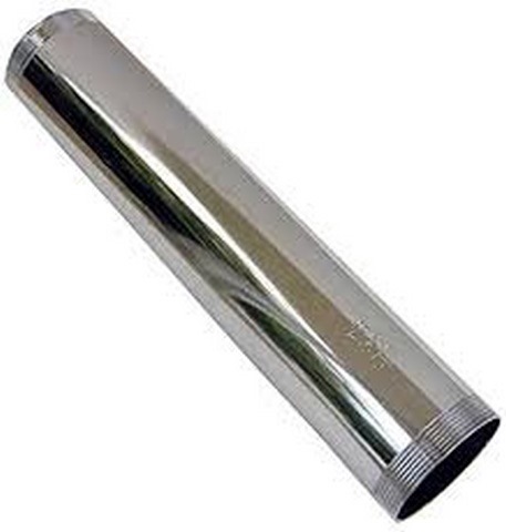 11/2"x12" TUBULAR THR TUBE CHRM