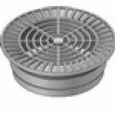 10"RND GRATE X 8" PIPE GREEN NDS