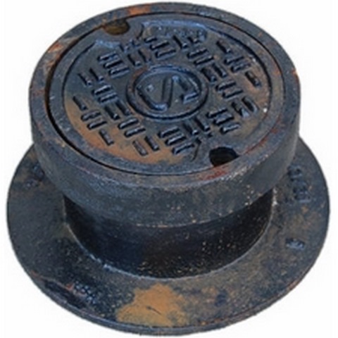 16" RND CAST IRON CLEANOUT BODY