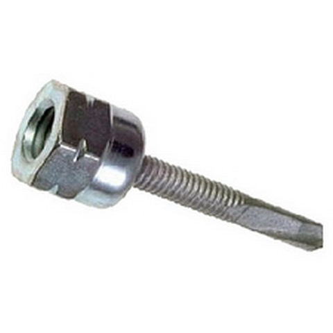 5PK 3/8" ROD STRAIGHT METAL LAG