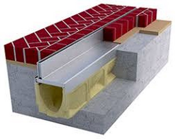 1M GALV BRICKSLOT SECTION ACO