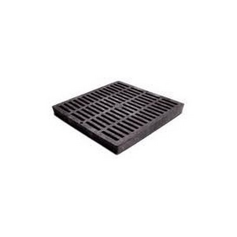 18X18 PLASTIC GRATE BLACK NDS