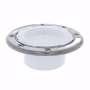 4"X3" HUB CLOSET FLANGE SS/RING