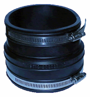 4" Flexible Coupling (Clay to Cast Iron or Plastic)