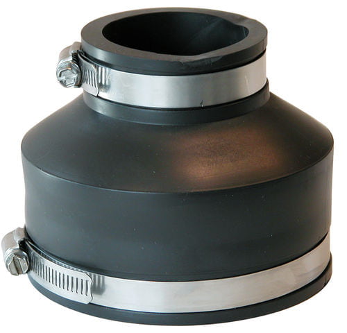 4" X 2" Flexible Coupling (Cast Iron or PVC to Cast Iron or PVC)