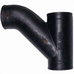 2" NO HUB SWEEP TEE CAST IRON