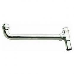 11/2" TUBULAR END OUTLET CHROME