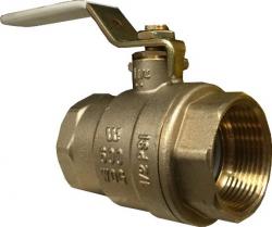 1/2" FXF BALL VALVE BRASS ECONO