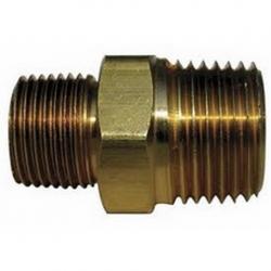3/8" X 1/4 REDUCING NIPPLE BRASS