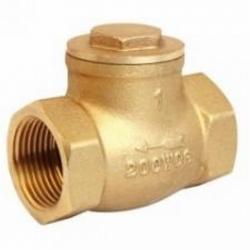 3/4" FxF SWING CHECK VALVE BRASS