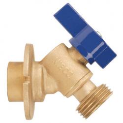 1/2" SWT SILLCOCK BRASS 1/4 TURN