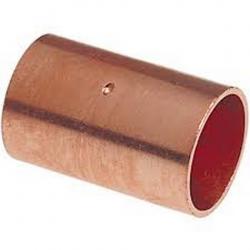 11/2" Copper X Copper Coupling (With Stop)