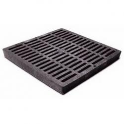 12X12 PLASTIC GRATE BLACK NDS
