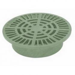 8" RND GRATE X 6"PIPE GREEN NDS