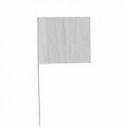 100PK IRRIGATION FLAGS WHITE