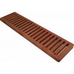 4"X2' CHANNEL DRAIN GRATE RED